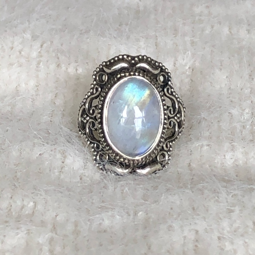 Sterling Silver Moonstone Ring